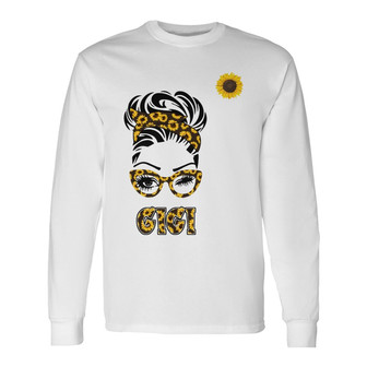 Personalized Mom Grandma Sunflowers Long Sleeve Shirt - Thegiftio UK