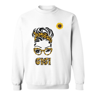 Personalized Mom Grandma Sunflowers Sweatshirt - Thegiftio UK
