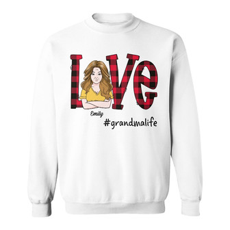 Personalized Mom Grandma Sweatshirt - Thegiftio UK