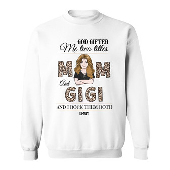 Personalized Mom Grandma Sweatshirt - Thegiftio UK