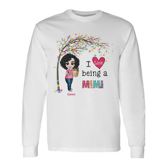 Personalized Mom Grandma Tree Long Sleeve Shirt - Thegiftio UK