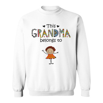 Personalized Mom Grandmother Belongs To Sweatshirt - Thegiftio UK