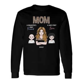 Personalized Mom Long Sleeve Shirt - Thegiftio UK