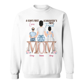 Personalized Mom Sweatshirt - Thegiftio UK