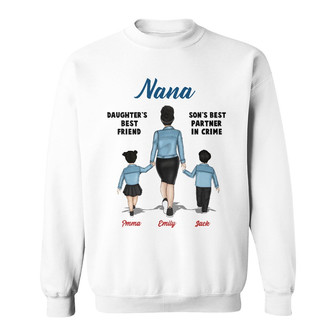 Personalized Mother And Her Child Sweatshirt - Thegiftio UK