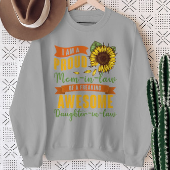 Personalized Mother-in-Law White Sweatshirt - Thegiftio UK