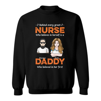 Personalized Nurse Dad Grandpa Sweatshirt - Thegiftio UK