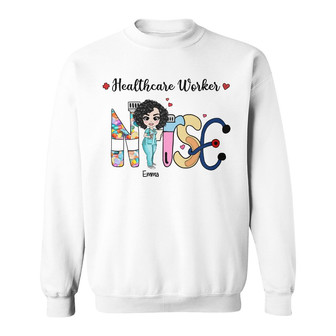 Personalized Nurse Healthcare Sweatshirt - Thegiftio UK