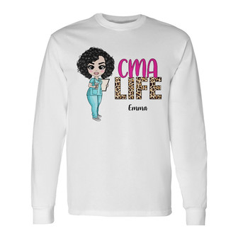Personalized Nurse Long Sleeve Shirt - Thegiftio UK