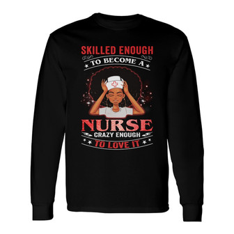 Personalized Nurse Melanin BWA Long Sleeve Shirt - Thegiftio UK