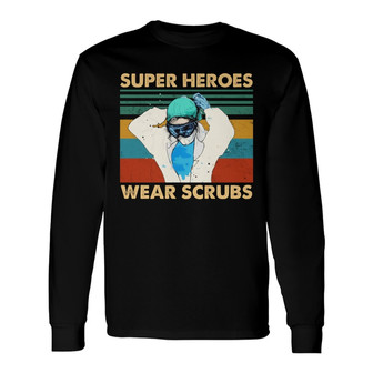 Personalized Nurse Super Heroes Vintage Long Sleeve Shirt - Thegiftio UK