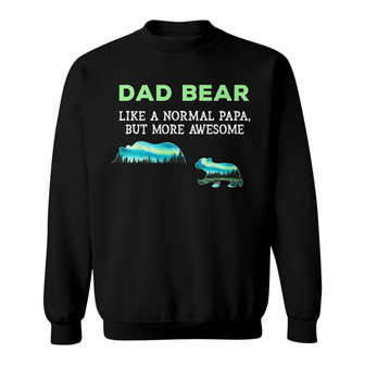 Personalized Papa Granpa Bear Sweatshirt - Thegiftio UK