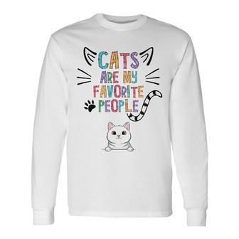 Personalized Reasons Love Being A Cat Mom Grandma Long Sleeve Shirt - Thegiftio UK