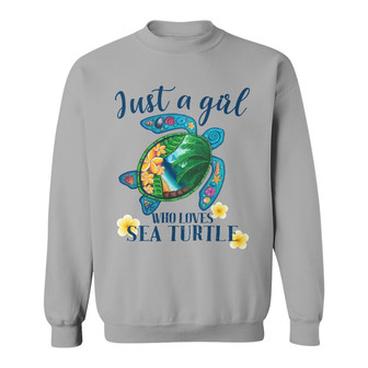 Personalized Sea Turtle Women White Sweatshirt - Thegiftio UK