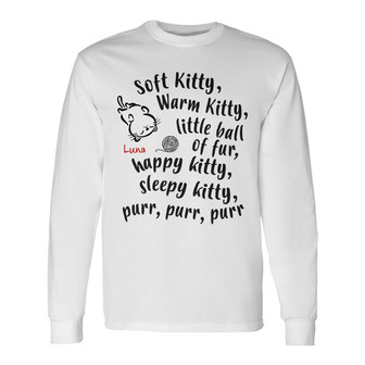 Personalized Soft Kitty Warm Kitty Cat Long Sleeve Shirt - Thegiftio UK