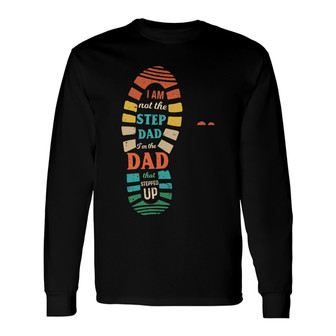 Personalized Step Dad Long Sleeve Shirt - Thegiftio UK