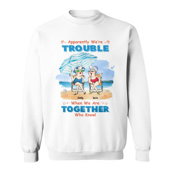 Personalized Summer Beach Friends Sweatshirt - Thegiftio UK