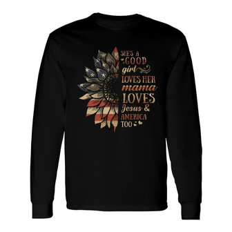 Personalized Sunflower Girl Long Sleeve Shirt - Thegiftio UK