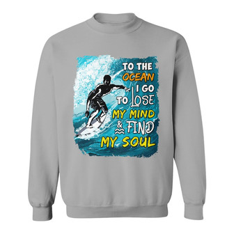 Personalized Surfing White Sweatshirt - Thegiftio UK