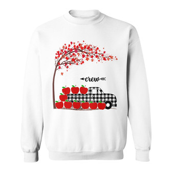 Personalized Teacher Apple Squad Sweatshirt - Thegiftio UK