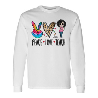 Personalized Teacher Back To School Long Sleeve Shirt - Thegiftio UK