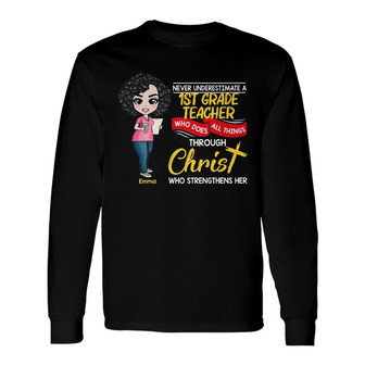 Personalized Teacher Back To School Long Sleeve Shirt - Thegiftio UK