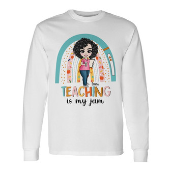Personalized Teacher Back To School Long Sleeve Shirt - Thegiftio UK