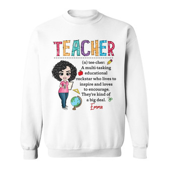 Personalized Teacher Back To School Sweatshirt - Thegiftio UK