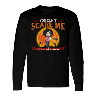 Personalized Teacher Fall Halloween Long Sleeve Shirt - Thegiftio UK