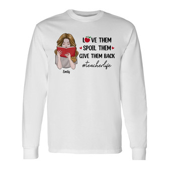 Personalized Teacher Long Sleeve Shirt - Thegiftio UK
