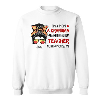 Personalized Teacher Mom Grandma Sweatshirt - Thegiftio UK