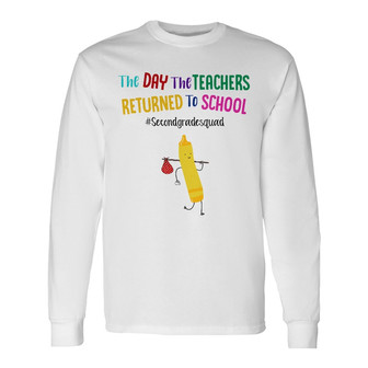 Personalized Teacher Squad Back To School Long Sleeve Shirt - Thegiftio UK
