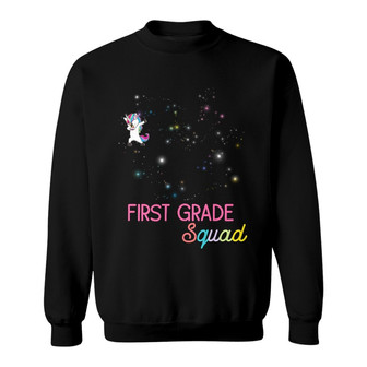 Personalized Teacher Squad Besties Unicorn Sweatshirt - Thegiftio UK