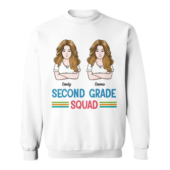 Personalized Teacher Squad Sweatshirt - Thegiftio UK