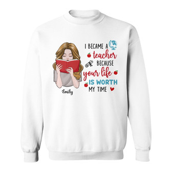 Personalized Teacher Sweatshirt - Thegiftio UK