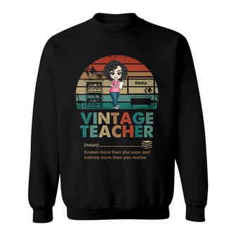 Personalized Teacher Sweatshirt - Thegiftio UK
