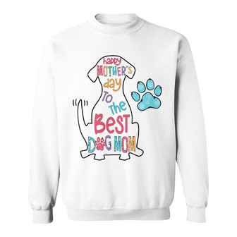 Personalized The Best Dog Mom Grandma Sweatshirt - Thegiftio UK