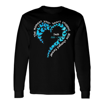 Personalized The Moment Memorial Long Sleeve Shirt - Thegiftio UK