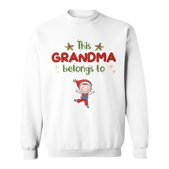 Personalized This Grandma Christmas Sweatshirt - Thegiftio UK