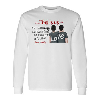 Personalized This Is Us Couple Long Sleeve Shirt - Thegiftio UK