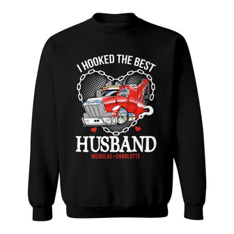 Personalized Tow Truck Husband Wife Sweatshirt - Thegiftio UK