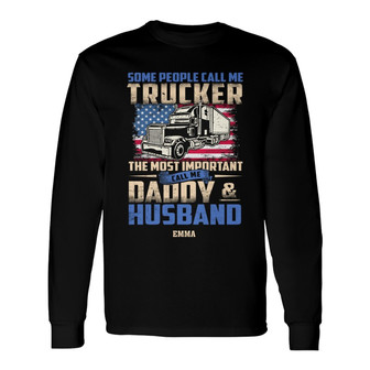 Personalized Trucker Dad - Thegiftio UK