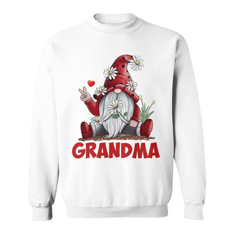 Personalized Valentine Grandma Nana Gnome Sweatshirt TID - Thegiftio UK