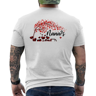 Personalized Valentine Grandma Truck Back Print T-Shirt - Thegiftio UK