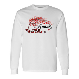 Personalized Valentine Grandma Truck Long Sleeve Shirt - Thegiftio UK