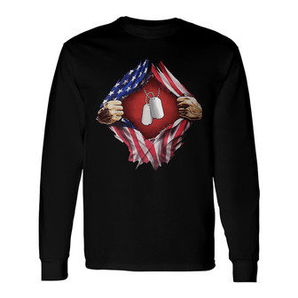 Personalized Veteran Long Sleeve Shirt - Thegiftio UK