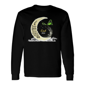 Personalized We Believe Angels Among Us Long Sleeve Shirt - Thegiftio UK