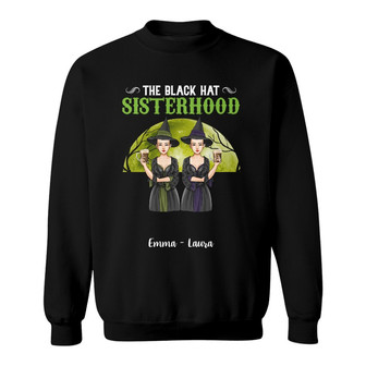 Personalized Witch Friends Fall Halloween Sweatshirt - Thegiftio UK