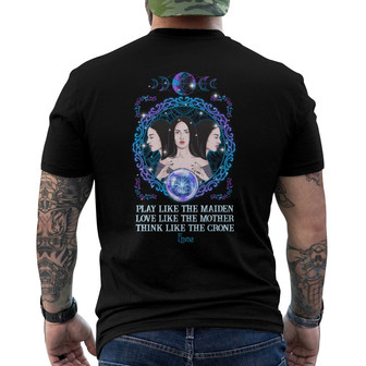 Personalized Witch Halloween Back Print T-Shirt - Thegiftio UK