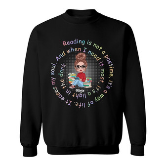 Reading It's A Way Of Life Custom Sweatshirt - Gift for Readers - Thegiftio UK